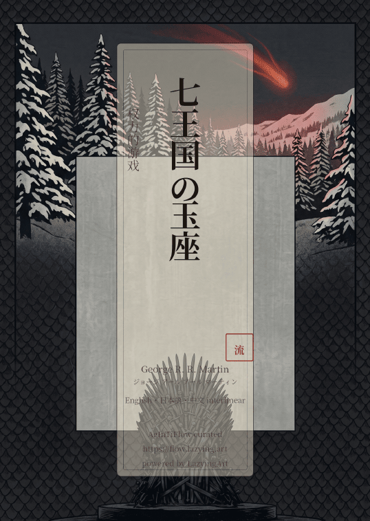 A Game Of Thrones first-page preview